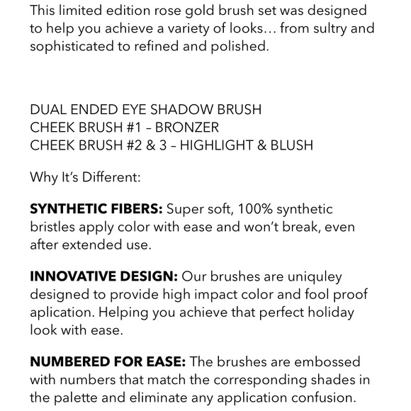 EVER 3pc Brush Set + Case - Picture 6 of 8